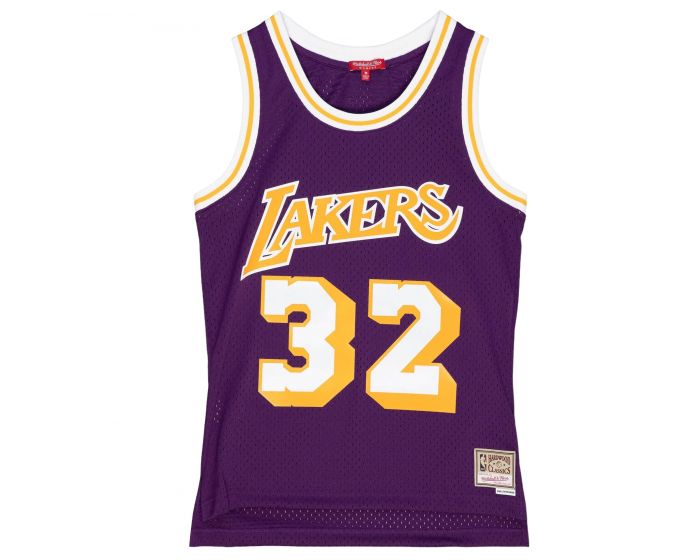 MITCHELL & NESS Magic Johnson Los Angeles Lakers 1984 Swingman Jersey ...