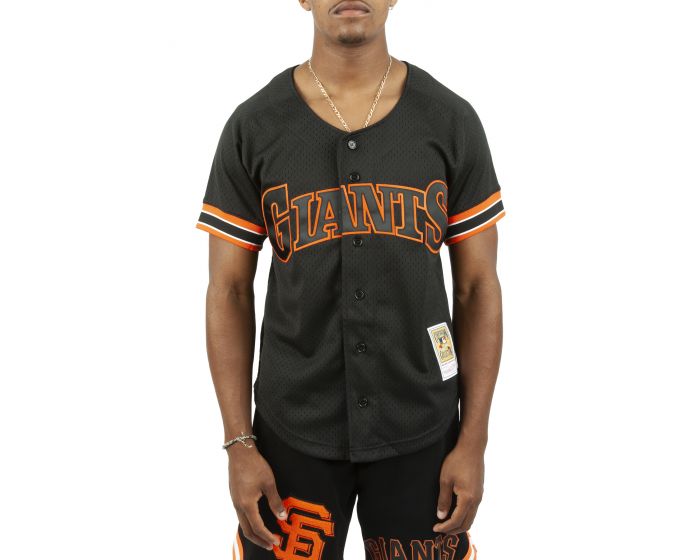 Men's Mitchell & Ness Matt Williams Black San Francisco Giants Cooperstown  Mesh Batting Practice Jersey