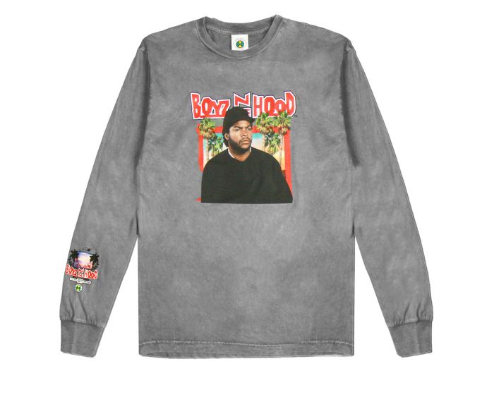 CROSS COLOURS Boyz N The Hood Sunset LS T Shirt CL11317SETGRY