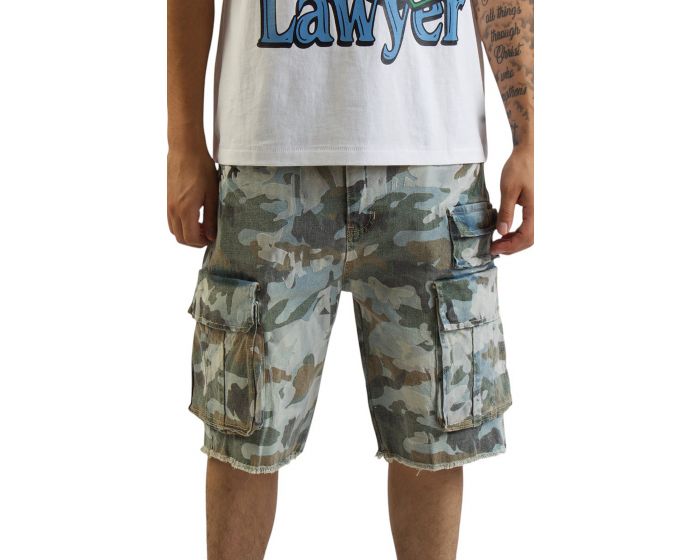 Burner Jersey Shorts - Alpine Camo