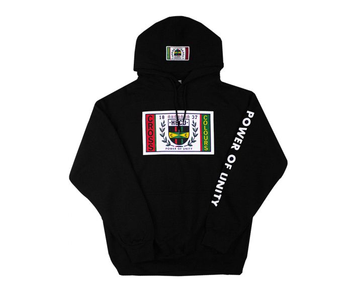 CROSS COLOURS HBCU Flag Hoodie Black C80223FLBLK Karmaloop