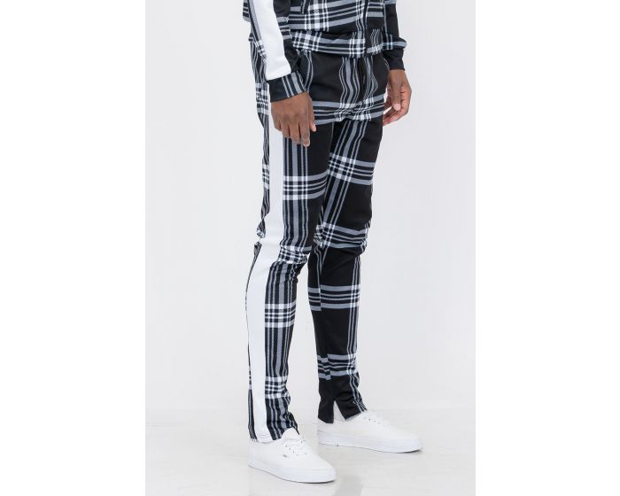 Weiv Mens Plaid Trouser Pants