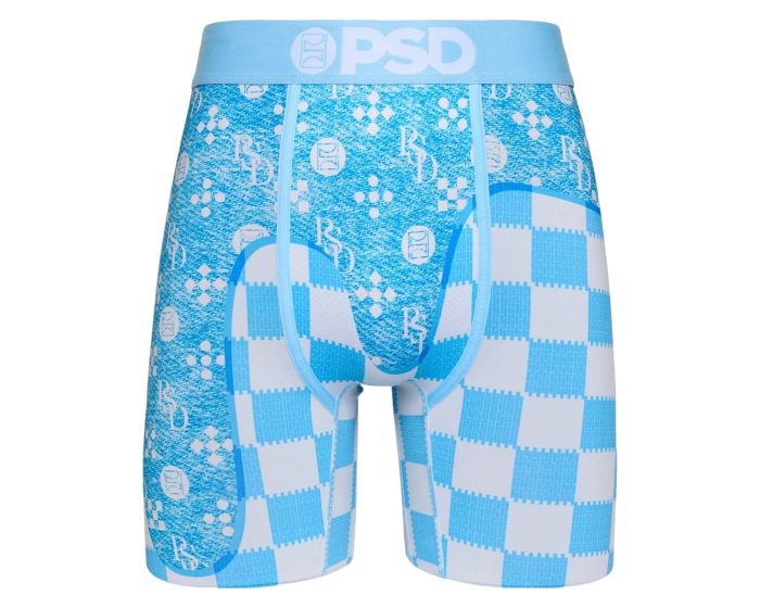 PSD UNDERWEAR Blue Denim Boxer Briefs 124180010 - Karmaloop