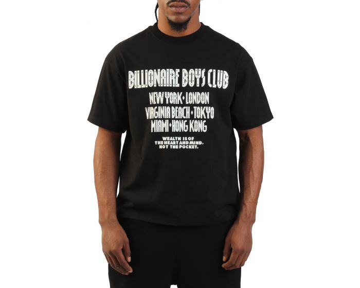 BILLIONAIRE BOYS CLUB Club Knit Boxy Fit T-Shirt 861-1313-BLK