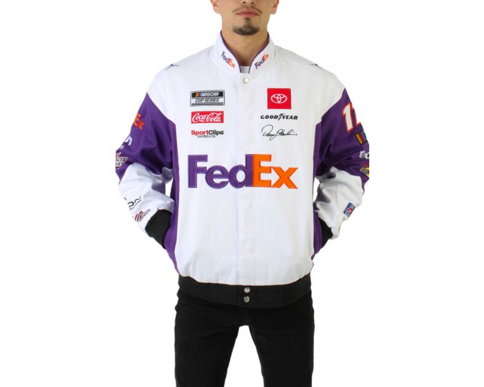 JH DESIGN Fedex Racing Jacket DHO303FE23-WHT - Karmaloop