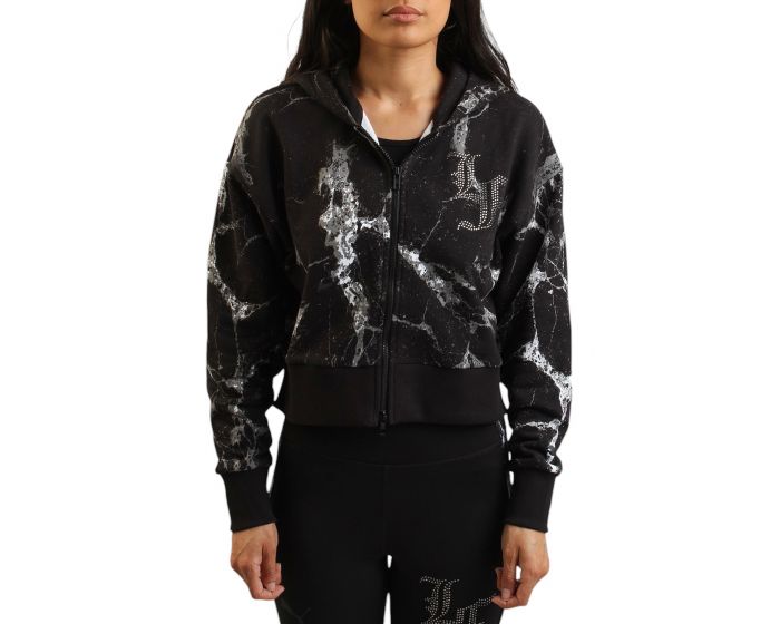 PUMA HOOPS X LAFRANCE WRITTEN IN CHROME CROPPED HOODIE 63078301