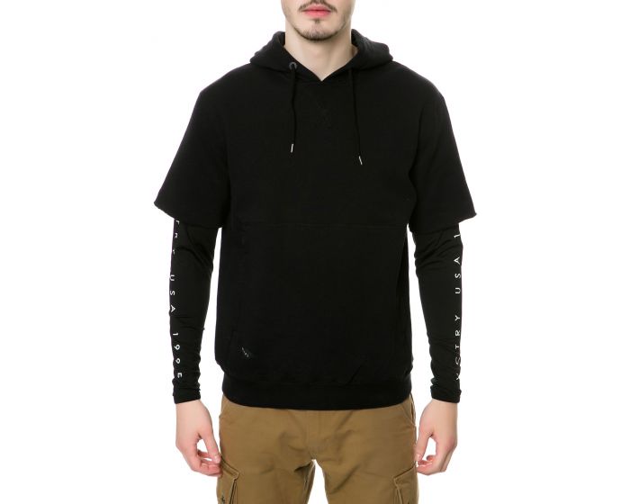 10 DEEP The False Trainer Hoodie in Black 44TD4043-BLK - PLNDR
