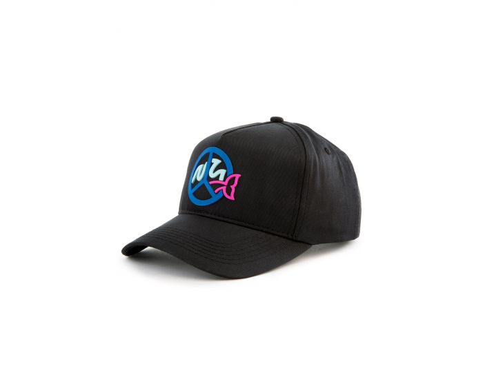 PINK DOLPHIN Make Peace Snapback in Black AF1999MPBL - Karmaloop