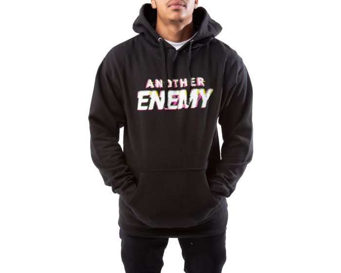 ANOTHER ENEMY Glitch Hoodie AE-WB-WBLK - PLNDR