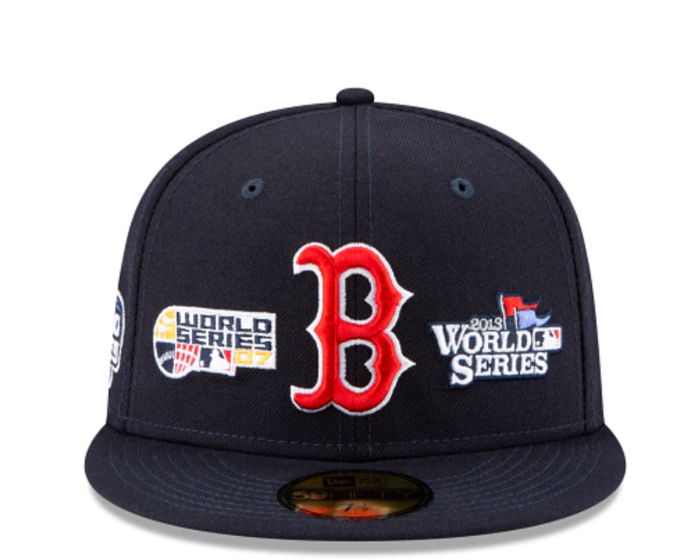 NEW ERA CAPS Boston Red Sox 9x World Series Champions 59Fifty Fitted ...