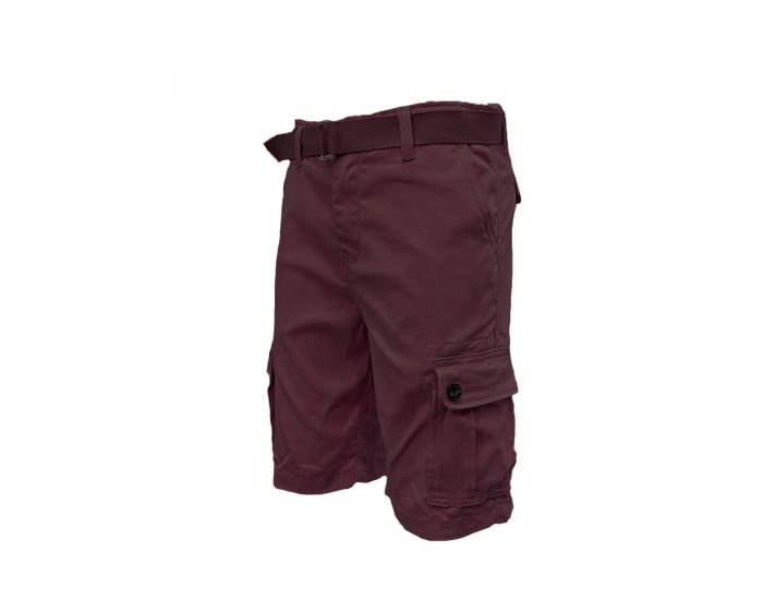 Weiv Mens Belted Cargo Shorts with Belt