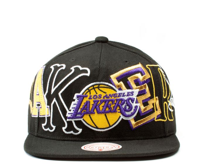Mitchell & Ness Purple Los Angeles Lakers All Love Snapback Hat