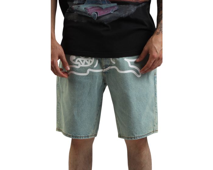 ICE CREAM Blue Dog Jean Shorts 451-3101-BLU - Karmaloop