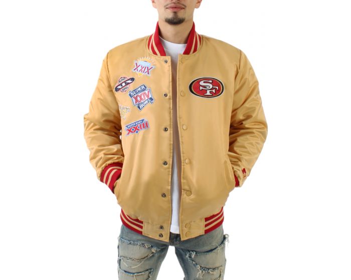 San Francisco 49ers Varsity Jacket - NFL Letterman Jacket - Clubs Varsity, S