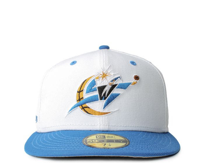 Mitchell & Ness Washington Wizards Sand and Sky Fitted Hat, Wheat, Size: 7 3/4, Polyester