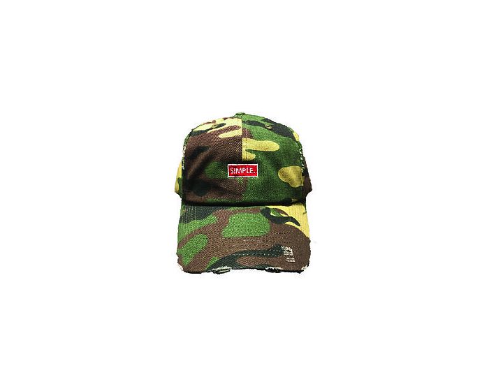 SIMPLE MAN Tag Distressed Cap SIM87 - Karmaloop