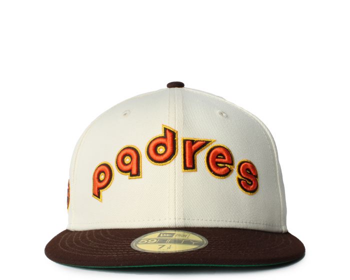 New Era San Diego Padres White Retro Jersey Script 59FIFTY Fitted Hat