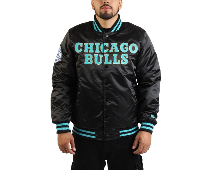 STARTER NBA Chicago Bulls Satin Jacket LS53BM86-CGB - Karmaloop