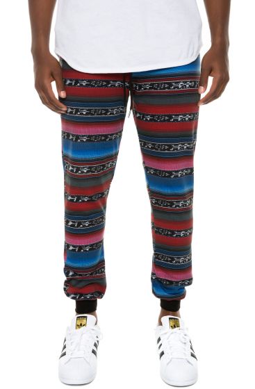 rainbow stripe jogger