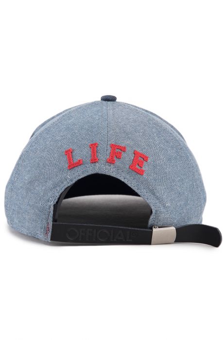 The Highlife Snapback Hat in Chambray
