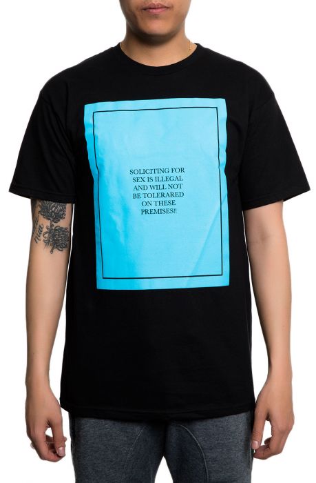 The Solicit Tee in Black