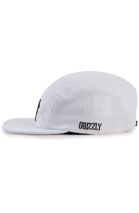The OG Bear Pique 5 Panel in White White