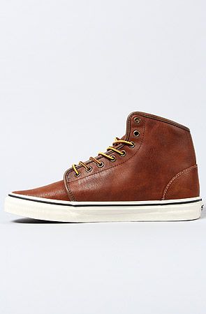 The 106 Hi Sneaker in Brown Leather