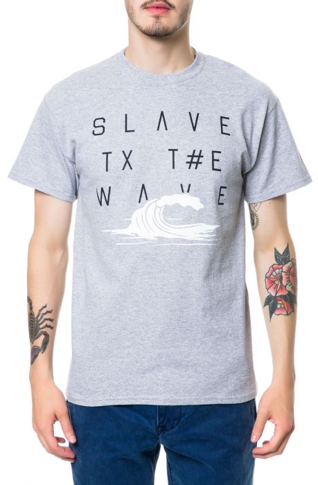 The Slave To The Wave Tee in Heather Gray