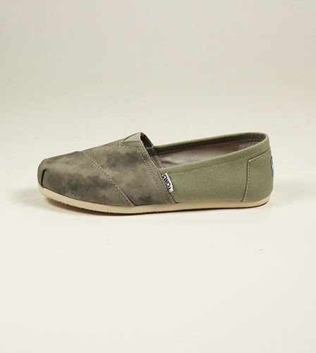 Women's Classic Agate Green Canvas Washed