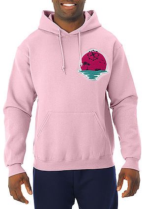 Sunset Hoody In Soft Pink