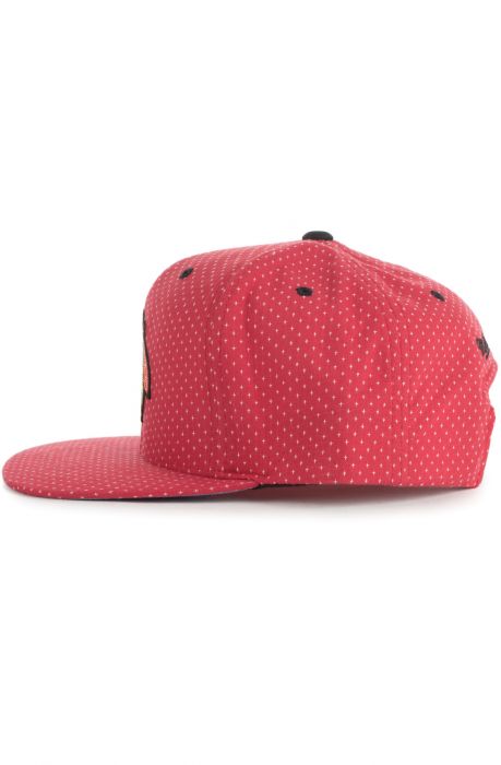 The Chicago Blackhawks Dotted Snapback in Red