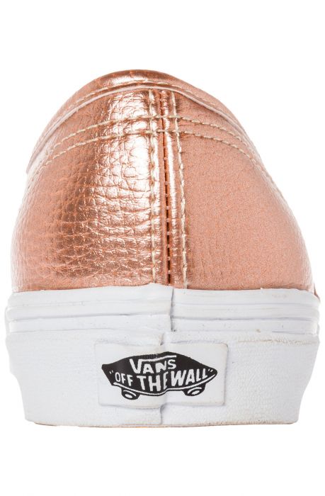 rose gold sparkly vans