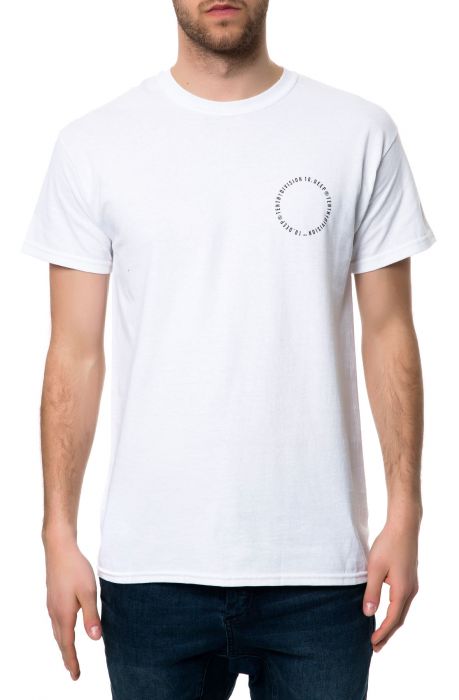 The Triple Stack Logo Tee in White