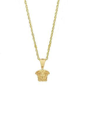 The Micro Medusa Necklace - Gold