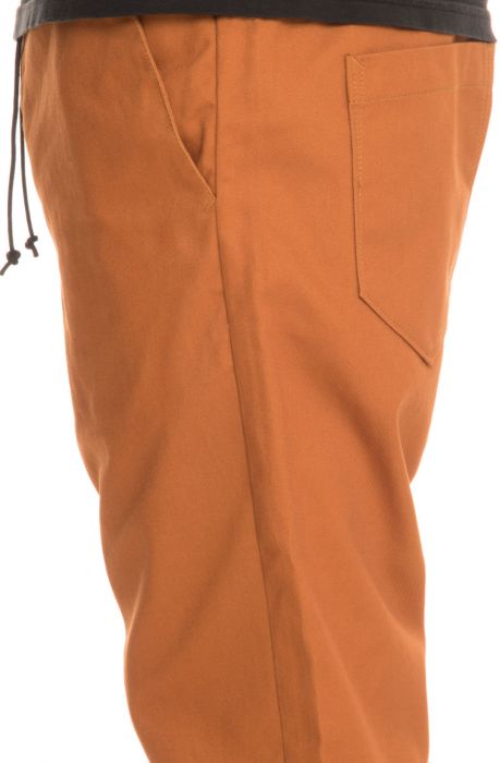 The Kloss Cropped Chinos in Tan