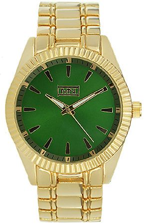 The Luther Watch in Gold & Green