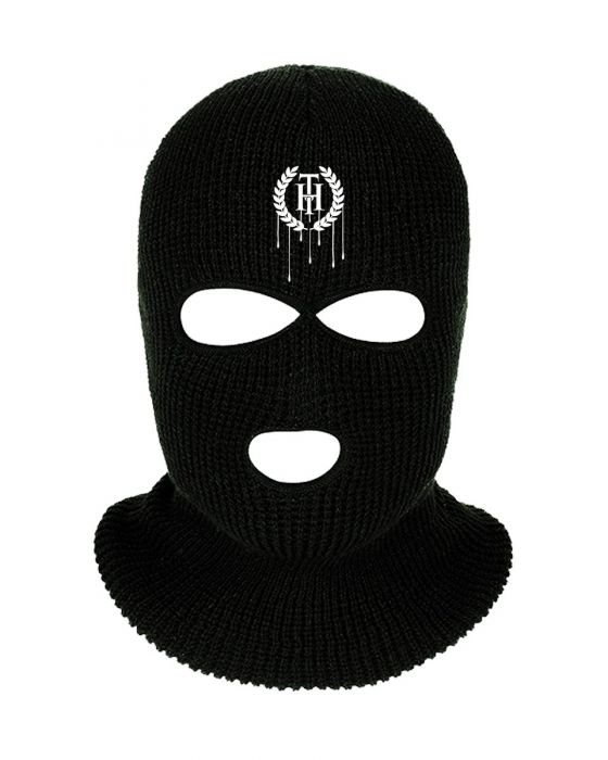 THE HIDEOUT CLOTHING Dripping Balaclava 3-Hole Ski Mask HDTCLTHNG ...