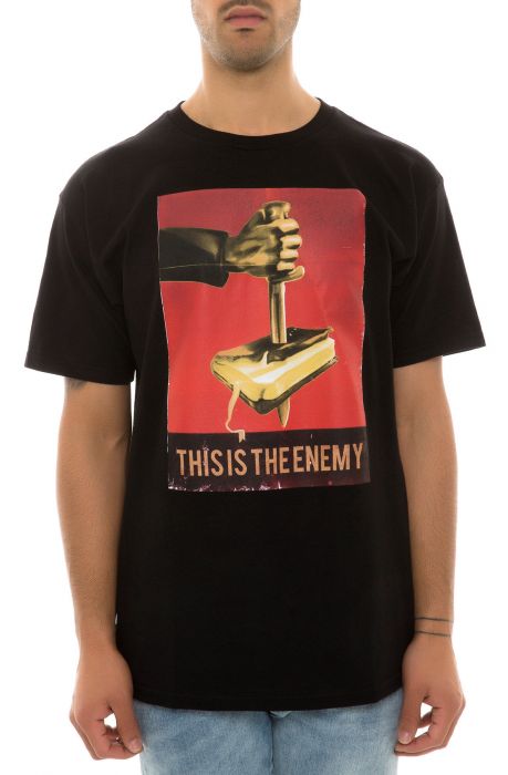 The Enemy Within Tee in Black