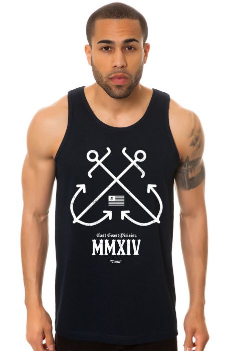 The Anchor Tank Top in Navy