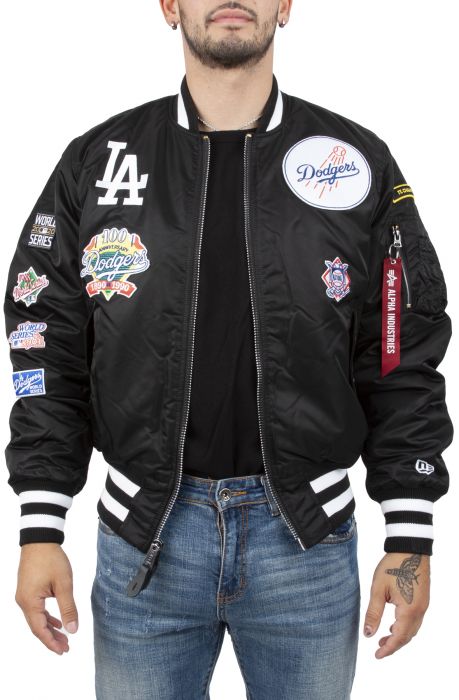 NEW ERA CAPS Dodgers Reversible Alpha Bomber Jacket 13026032 - Karmaloop