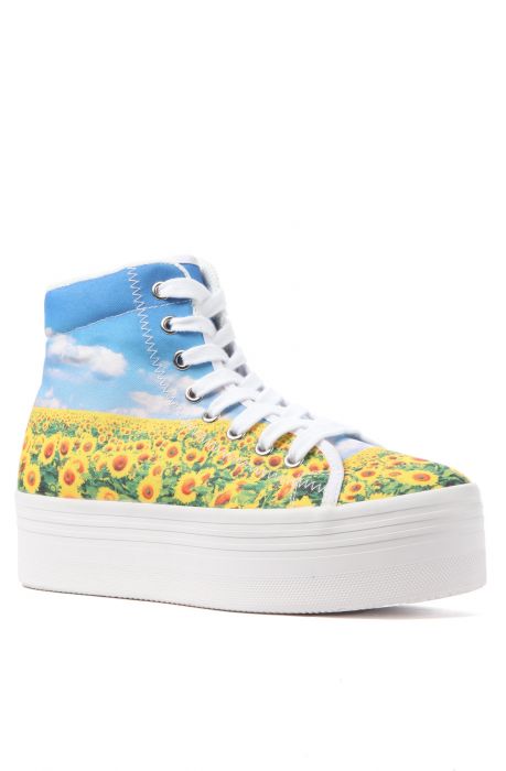 The HOMG Sunflower Platform Sneaker