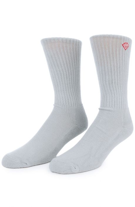 The Brilliance High Top Socks in Heather Gray Heather Grey
