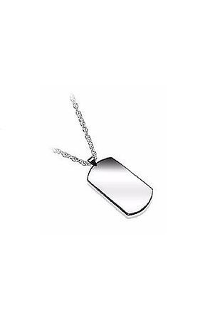 The Plain Dog Tag Necklace