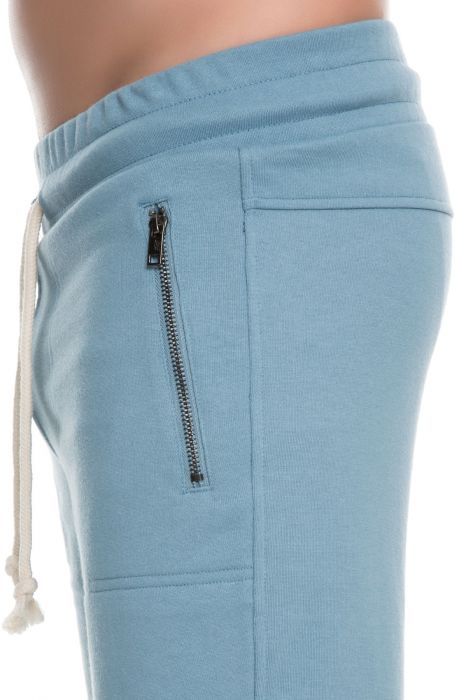 The Laurencio Fleece Shorts in Citadel Blue