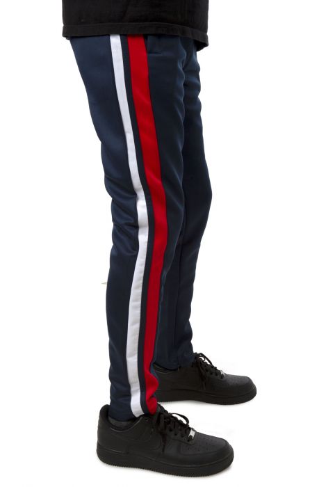 double stripe track pants