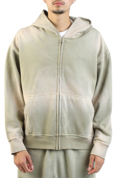 FAIRFAX ART DEPARMENT Couple Zip-Up Hoodie COUPEHOODSP26-SAGE