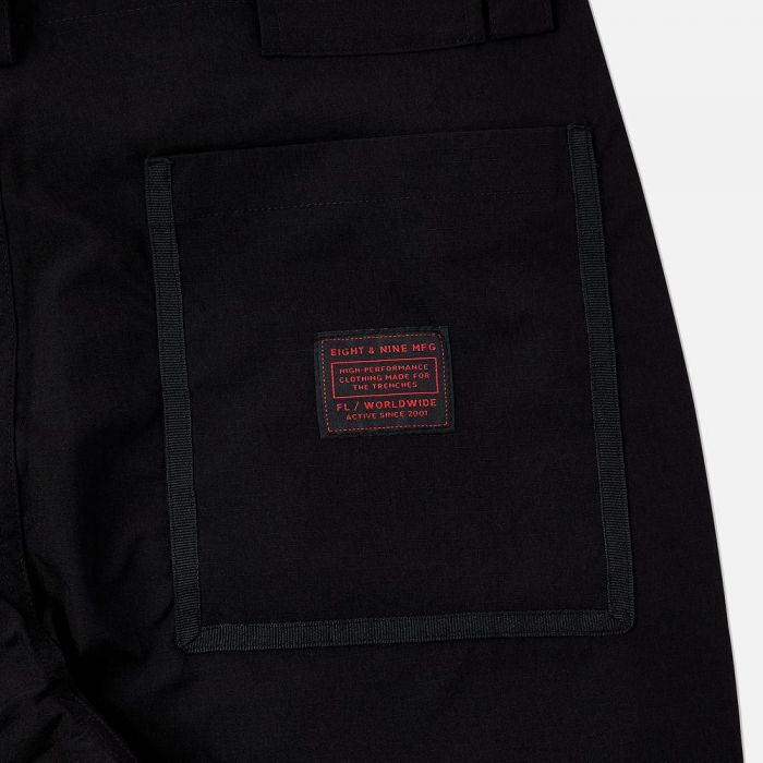 8&9 MFG Co. Strapped Up Shorts Rip Stop Bred SHRIPBRD-BLACKRED - Karmaloop