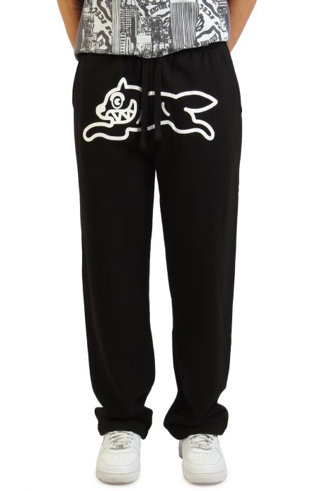RUNNING DOGS SWEAT ブラックCONVENIENCE YOUNG ICE CREAM Running Dog Sweatpants 451-9103-BLK - Karmaloop