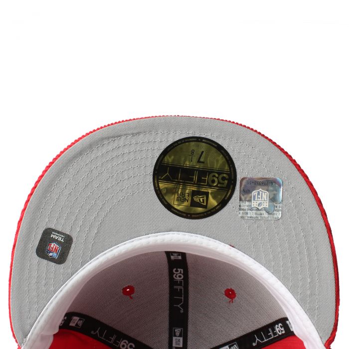 New Era 59FIFTY San Francisco 49ers Throwback Corduroy Red Fitted Hat