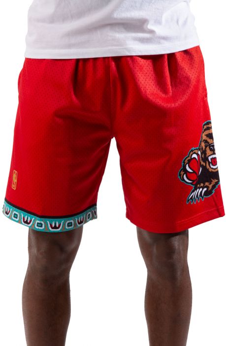 MITCHELL & NESS Vancouver Grizzlies 1998-99 Reload 2.0 Swingman Shorts  SMSHGS20125-VGRRED198 - Karmaloop